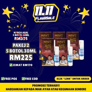 HAVE HERBAL SPRAY PROMO 11/11 - 5 BOTOL 30ML